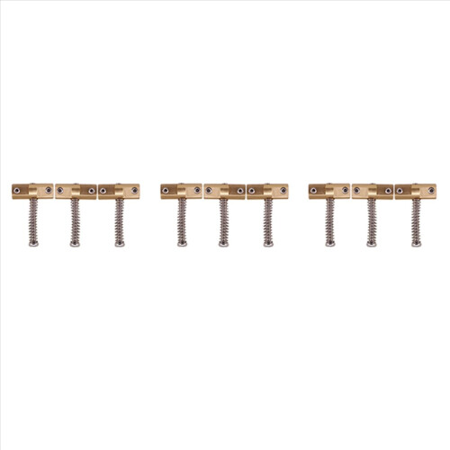 Gitarkompensert brosett i messing for TL 6 strenger (3 stk.)