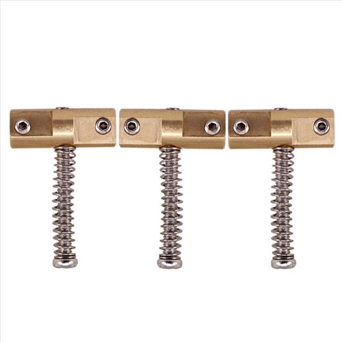 Gitarkompensert brosett i messing for TL 6 strenger (3 stk.) 1