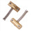Gitarkompensert brosett i messing for TL 6 strenger (3 stk.) 6