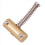 Gitarkompensert brosett i messing for TL 6 strenger (3 stk.) 4