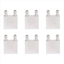 Vannkjølingsblokk i aluminiumslegering 40x40mm sølv for PC-bærbar CPU