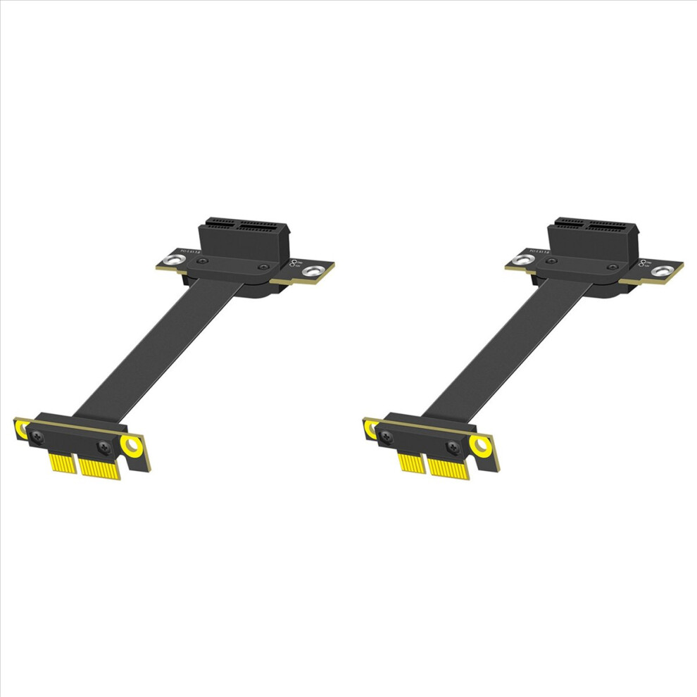 Pcie 1X Extension Cable 90 Degree, Male To Female Riser Adapter 10Cm 4851216690327