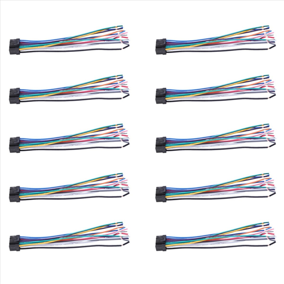 Car Cd Radio Audio Stereo Harness Connector Wire Adapter Plug Cable 4851216691171