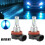 4x superheldere H8 H9 H11 LED koplamplampenset grootlicht/dimlicht 7