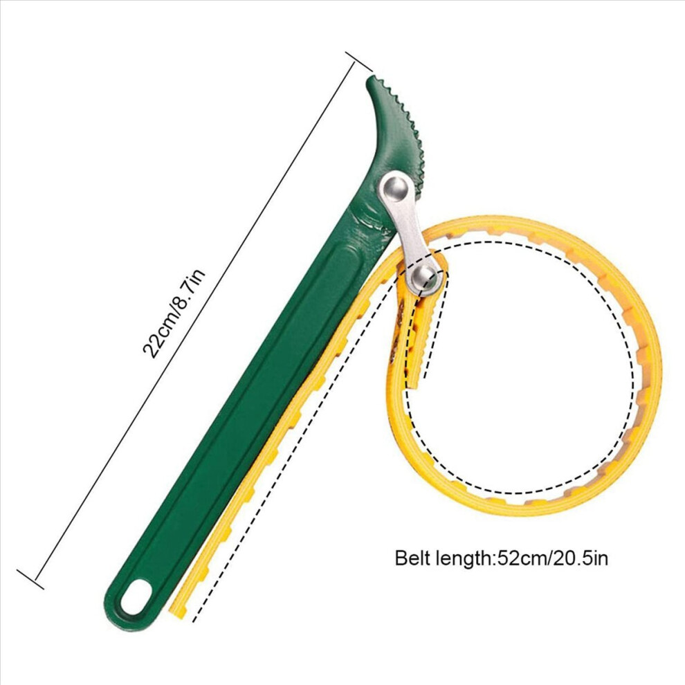 Oil Filter Belt Wrench Multifunctional Adjustable Removal Hand Tool 4851216695346