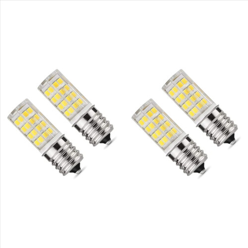 2-pakning 4W dimbar LED E17 mikrobølgeovnspære