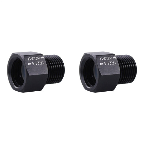 CO2-Flaschenadapter, T21-4 auf W21.8-14 Adapterkonverter auf CO2