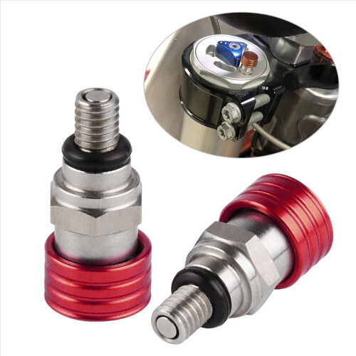 Βαλβίδα εξαέρωσης αέρα πιρουνιού 3X Motocross M5X0.8Cm για κόκκινο 1