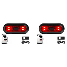 LED φως φρένων για κράνος μοτοσικλέτας, κόκκινο πίσω για νυχτερινή οδήγηση