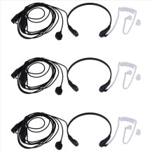Throat Microphone Vibration Headset Earpiece for Uv-5R