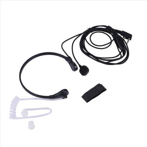 Throat Microphone Vibration Headset Earpiece for Uv-5R 2