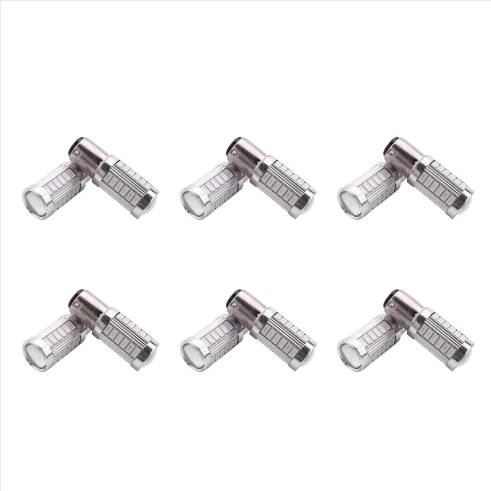 2Pcs 1157 P21/5W Bay15d Super Bright Stop Bulbs Red/Light 4851216602351