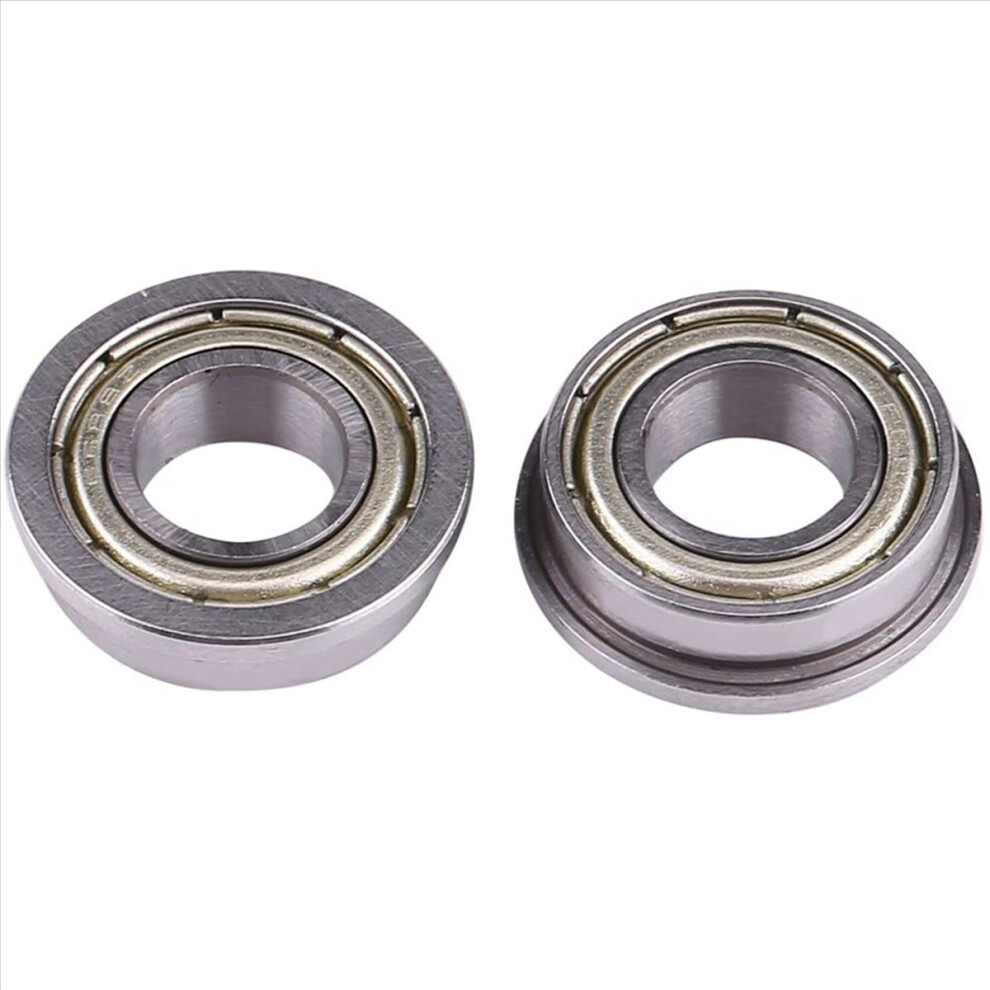 10 Pcs F688zz Flanged Bearings Metal Steel 8 X 16 X 5Mm For Motor 4851216602252