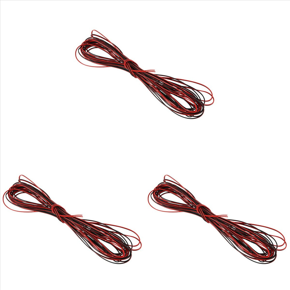 22 Gauge Red Black Zip Wire Awg Cable Power Ground Stranded Copper 4851216602139