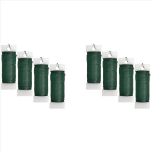 Paquete de 4 alambres florales flexibles de paleta, alambre verde para floristería