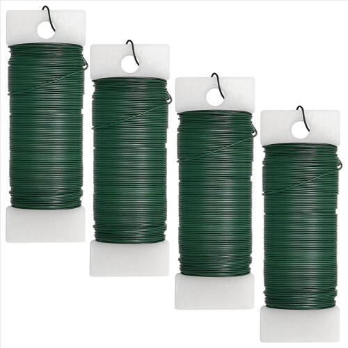 4-pack blomtråd flexibel paddeltråd blomsterhandlar grön tråd 1