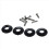 4 Κολλημένα Ukulele Gitarre Wirbel Mechaniken 2R 2L 6