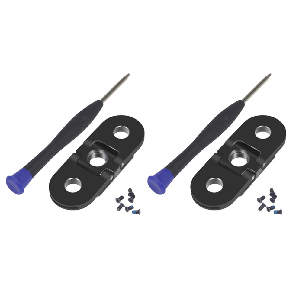 Metal Finger Tripod Mount Adapter Dual Port 1/4 Thread Hole Base Black 4851216605154