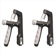 Gripper electronic reglabil pentru exerciții de mână, 10-100 kg, negru