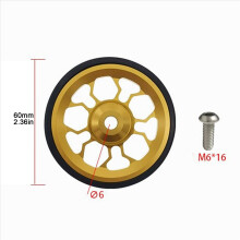 Bicicleta dobrável Easy Wheel para liga de alumínio Easywheel, preta