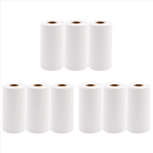 3 Ρολά Εκτυπώσιμου Χαρτιού Θερμικό Χαρτί 57X30mm για P1 P2