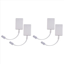 BT-stekker naar ADSL RJ11 breedbandinternet microfiltersplitter 4-pack