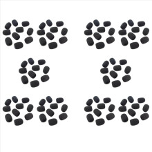 100Pcs Mikrofon Headset Grill Windschutzscheibe Schwamm Schaum Mic Abdeckung