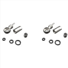 Juego de extremos de cable para bicicleta, conector banjo de manguera para LEVEL RED