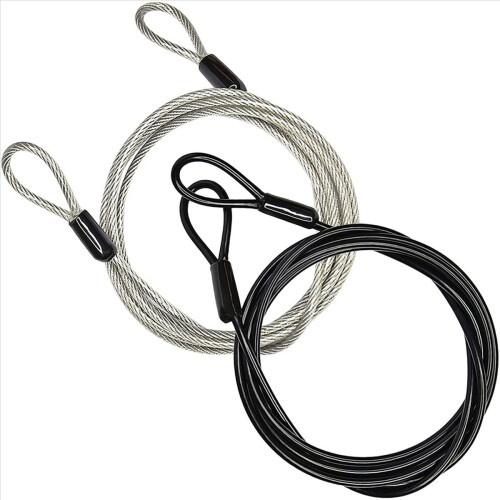 Travel Security Cable Lock,Braided Steel Coated Safety Cable 1