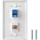 2 pachete de prize Ethernet coaxiale cu placă de perete cu 1 port Cat6 3