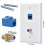 2 pachete de prize Ethernet coaxiale cu placă de perete cu 1 port Cat6 5