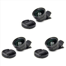 Fish Eye Phone Lens, 0.45X Phone with HD Camera Lens Macro Clip Lens