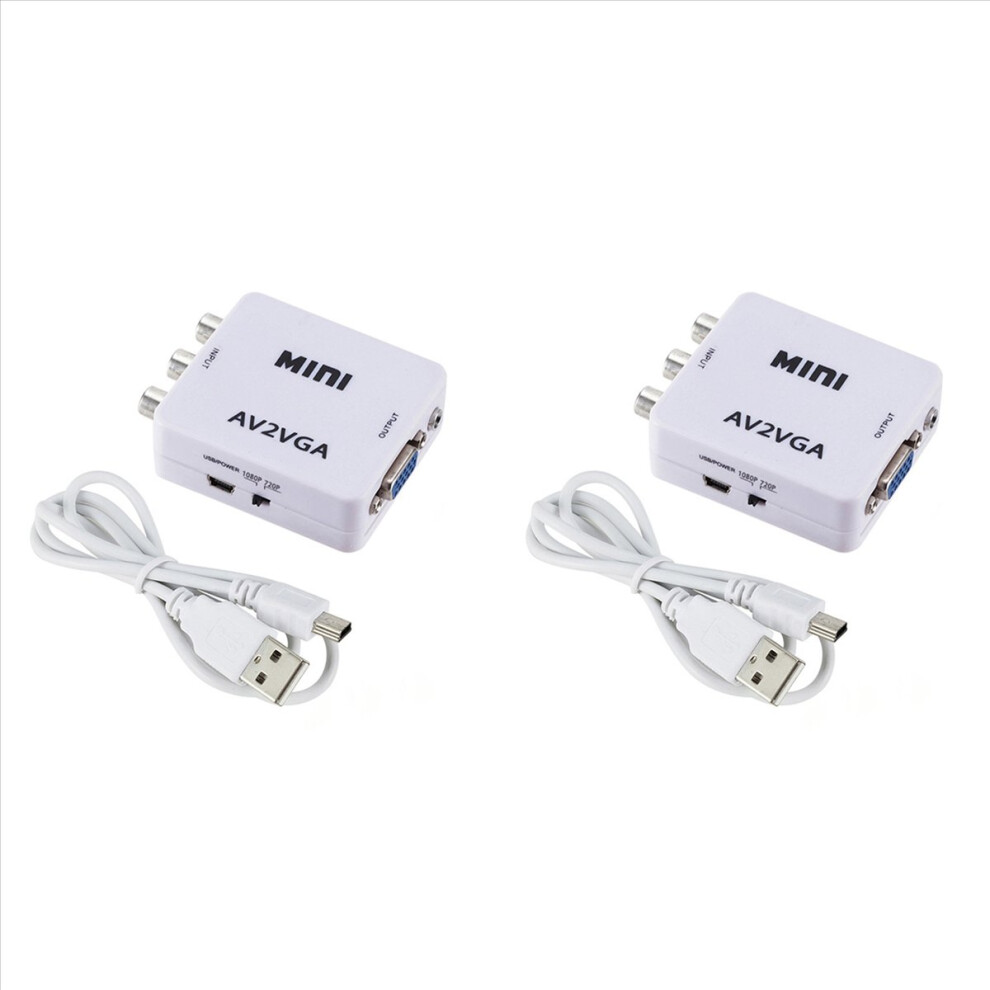 Av () To Vga Audio Video Converter,Support Resolution 1080P /720P 4851216615177