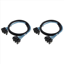Cablu SAS, cablu Sata, de mare viteză, 6 Gbps, 4 porturi, pentru server, 0,5 metri