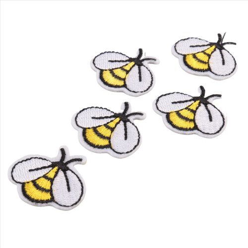 60 de patch-uri brodate cu albine, pentru haine, patch-uri DIY 2