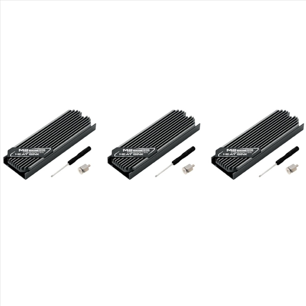 Photos - Computer Cooling M.2 SSD Heat Sink M2 2280 Solid State Hard Disk Aluminum Grey