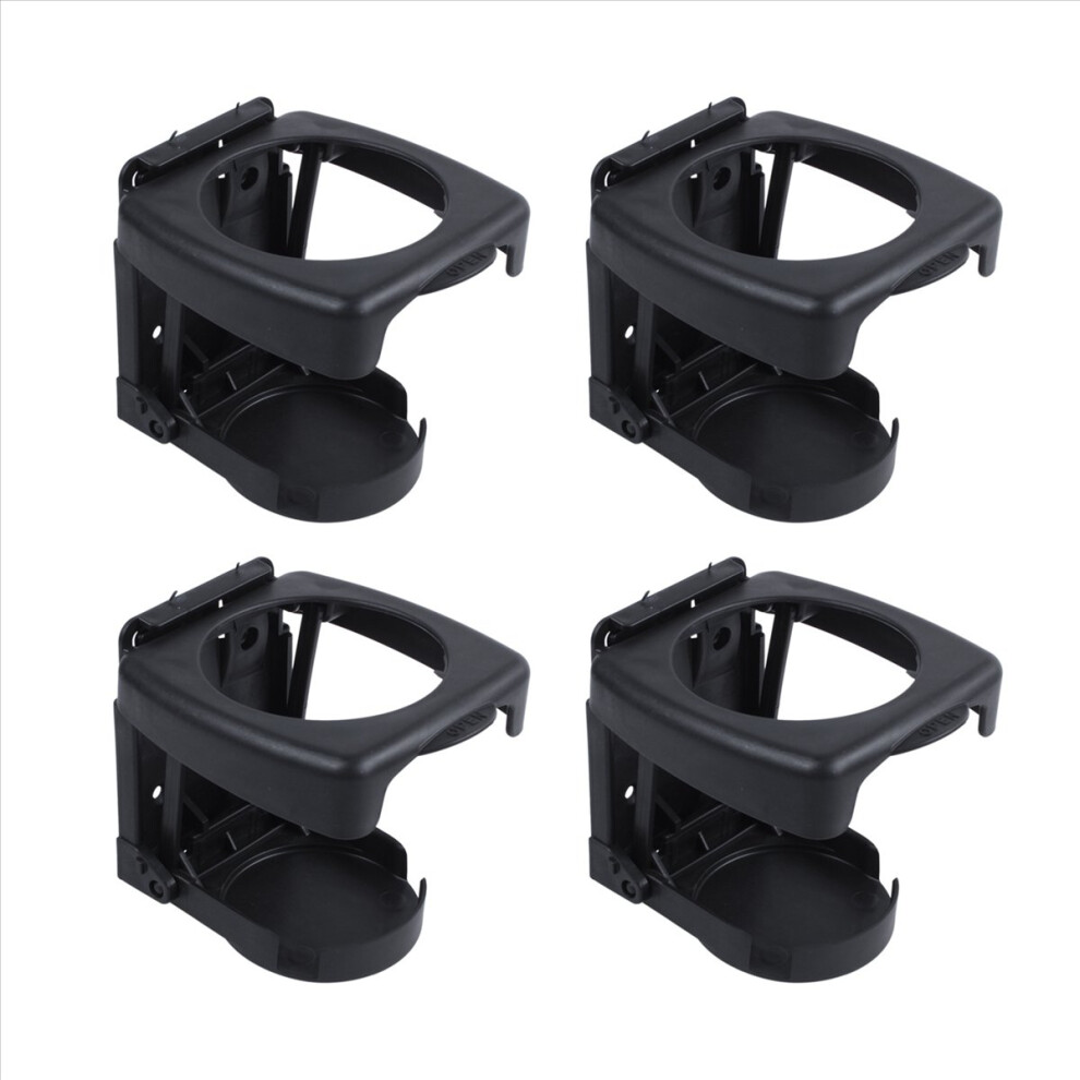 Plastic Folding Car Truck Drink Cup Can Bottle Holder Stand Black 4851216620898