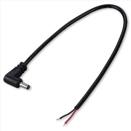 DC-Stromstecker, Stecker auf blanken Draht, offenes Ende, Pigtail-Strom 1
