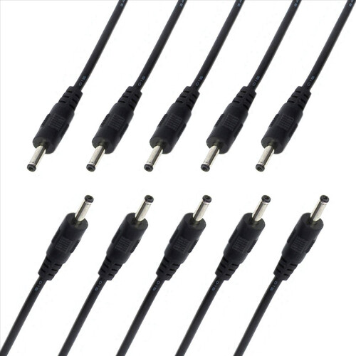10er-Pack DC-Stromstecker auf blankes Kabel 3,5 x 1,35 mm für Gleichstrom 1