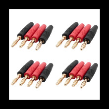 4 stuks 4 mm B7 24K vergulde luidsprekerkabel banaanstekkerconnector