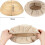 Bread Proofing Basket Cloth Liner Cloth Baking Dough Basket Cover 4