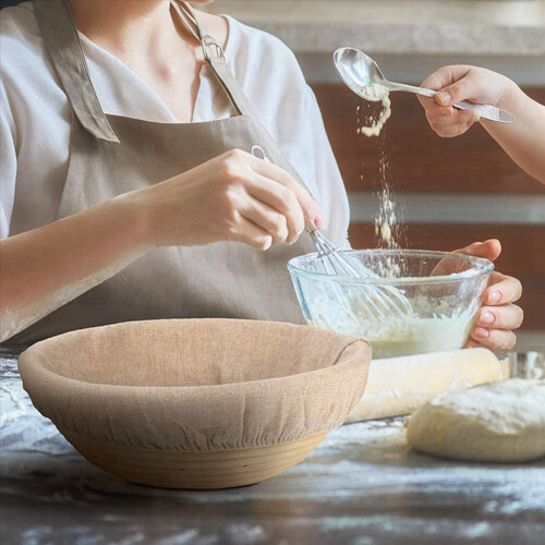 Bread Proofing Basket Cloth Liner Cloth Baking Dough Basket Cover 2