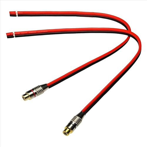Lautsprecherkabel 14 AWG mit Phono-Buchse, 2 Kanäle 2