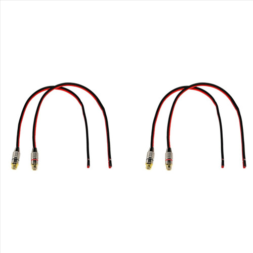 Lautsprecherkabel 14 AWG mit Phono-Buchse, 2 Kanäle
