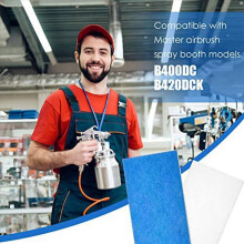 1 szt. Zestaw filtrów do kabiny aerografu, filtr wydechowy kabiny