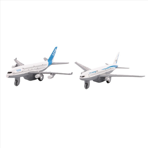2 stk./sæt til børn, svævefly, passagerfly, legering, camouflage, flymodel, legetøj 1