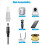 USB To DC Power Cable with 10 Interchangeable Plug Connectors Adapter 7