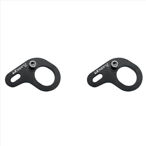 2x 412 foldbar cykel magnet adapter spænde sæde, sort