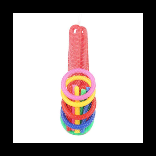 2X Ringkastningsspel Quoits Hoopla Set Quoits Pinnar Rep Mål 2