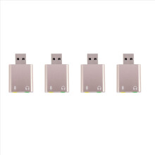 Carte son USB 7.1, adaptateur externe USB vers jack 3,5 mm pour casque